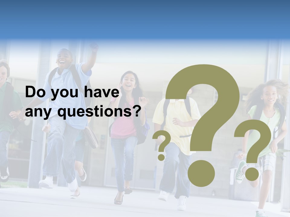 Happy Classmates Ethnicity PowerPoint Template