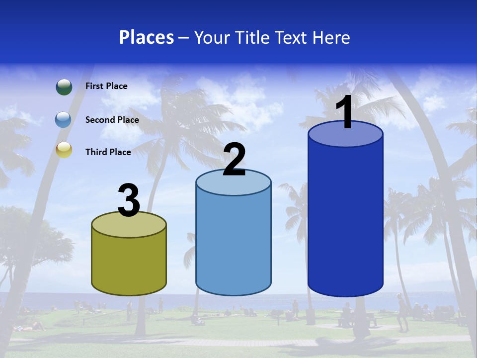 Sunny Sea Hot PowerPoint Template