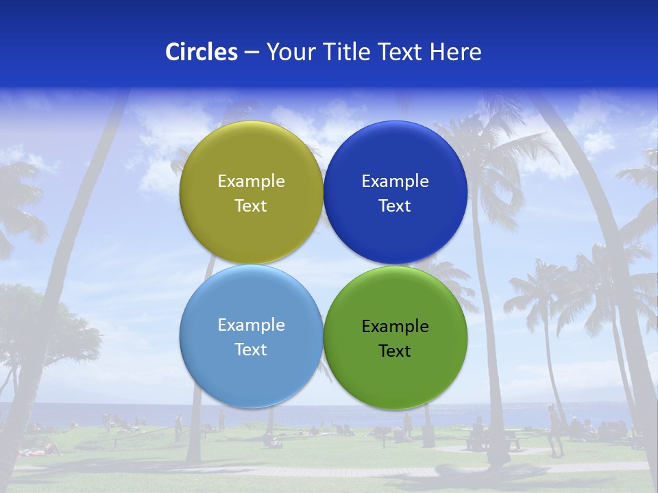 Sunny Sea Hot PowerPoint Template