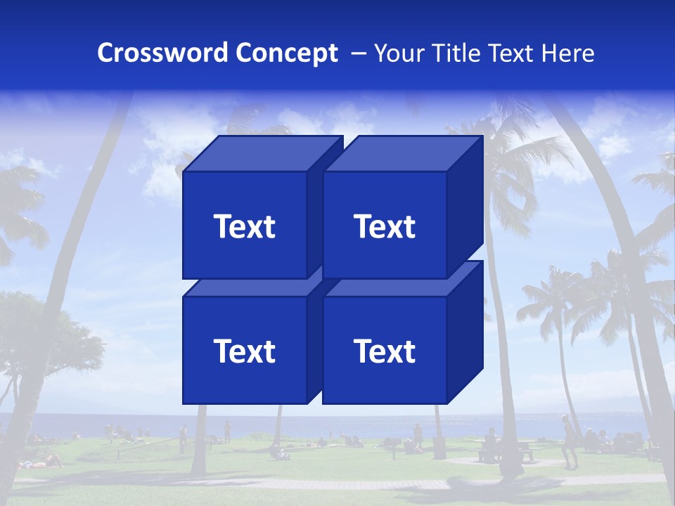 Sunny Sea Hot PowerPoint Template