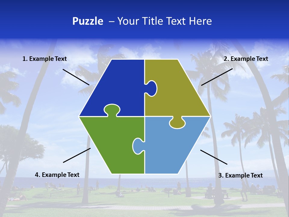 Sunny Sea Hot PowerPoint Template