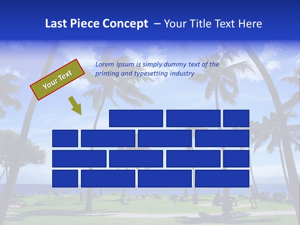 Sunny Sea Hot PowerPoint Template