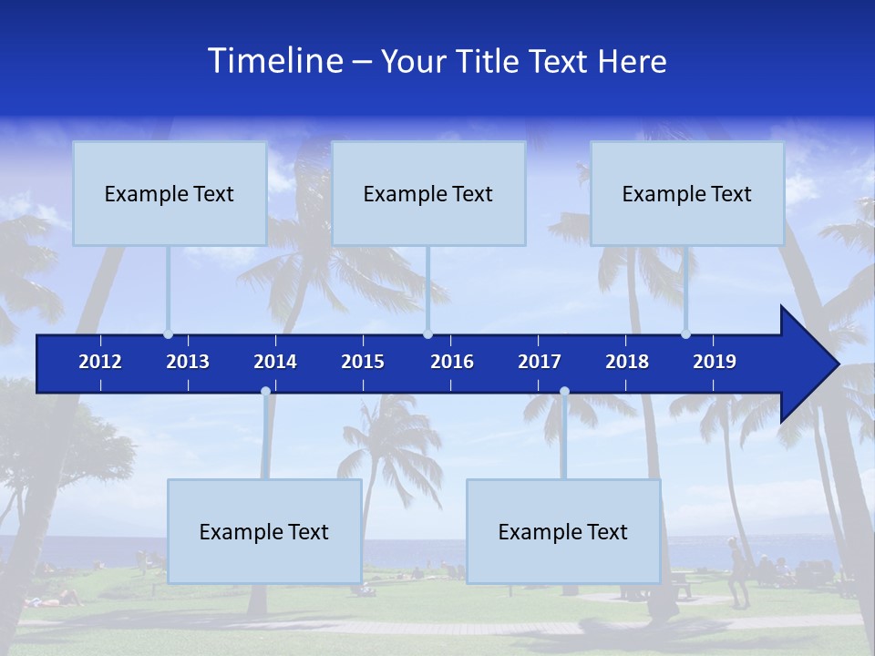 Sunny Sea Hot PowerPoint Template