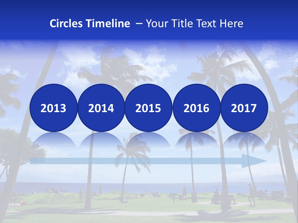 Sunny Sea Hot PowerPoint Template