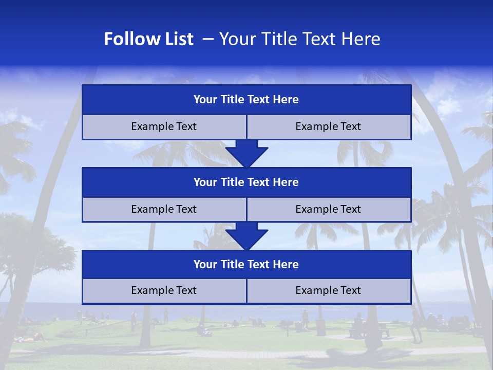 Sunny Sea Hot PowerPoint Template