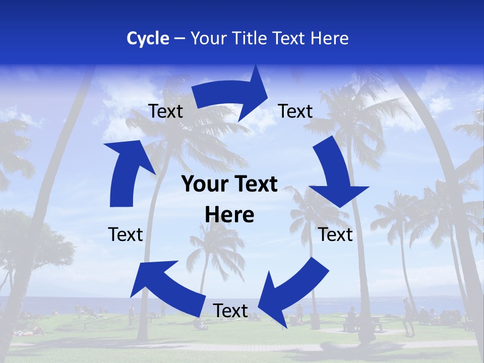 Sunny Sea Hot PowerPoint Template