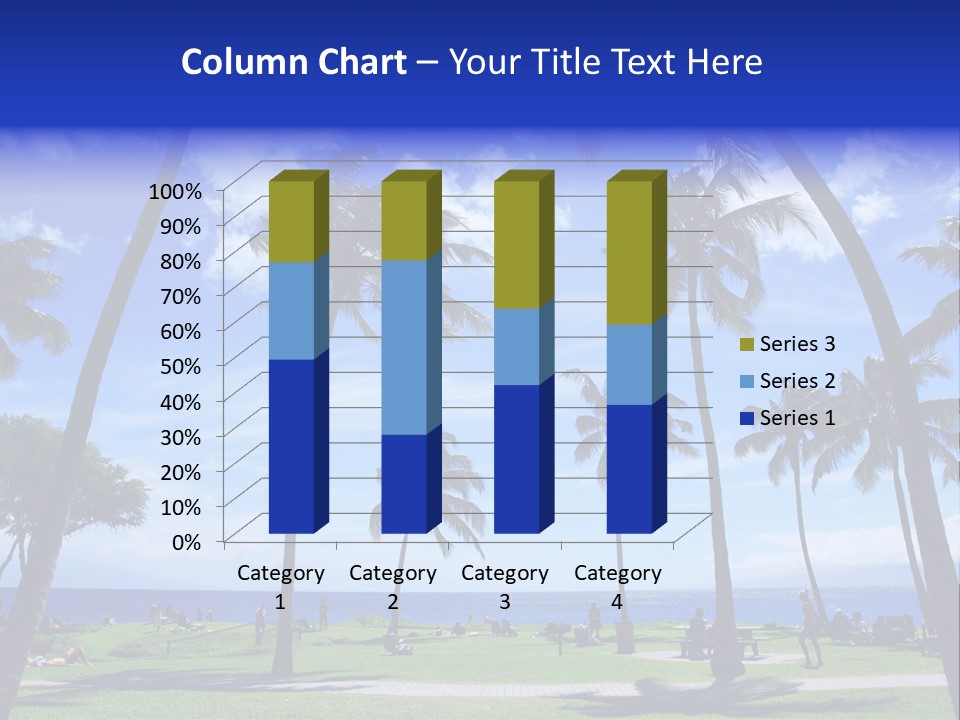 Sunny Sea Hot PowerPoint Template