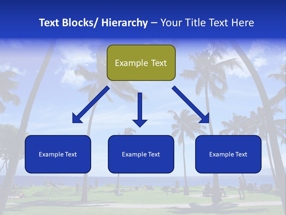 Sunny Sea Hot PowerPoint Template