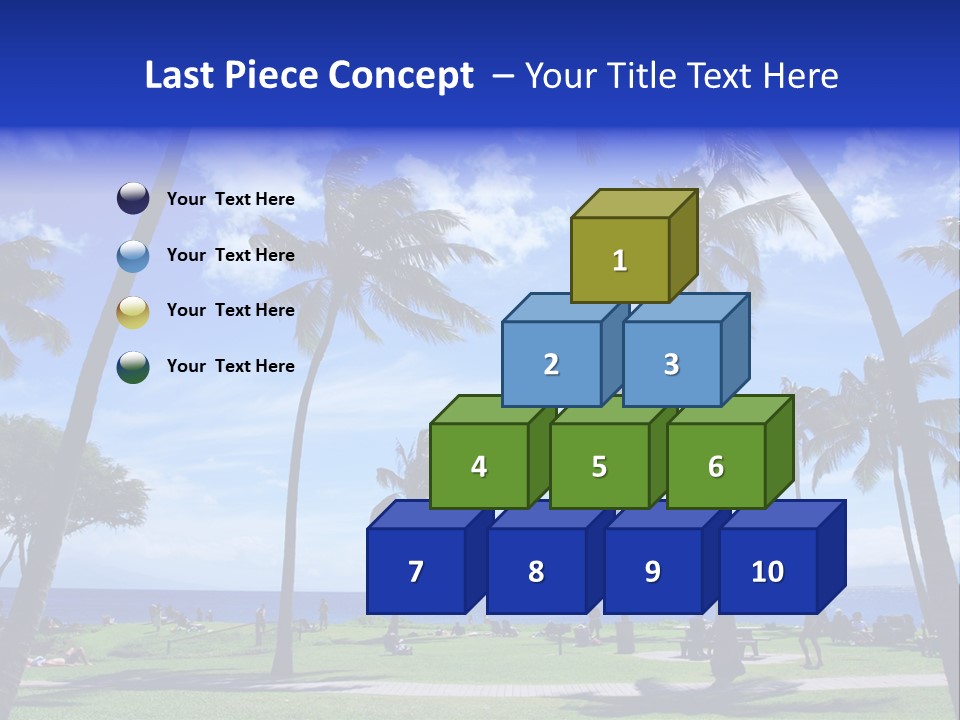 Sunny Sea Hot PowerPoint Template