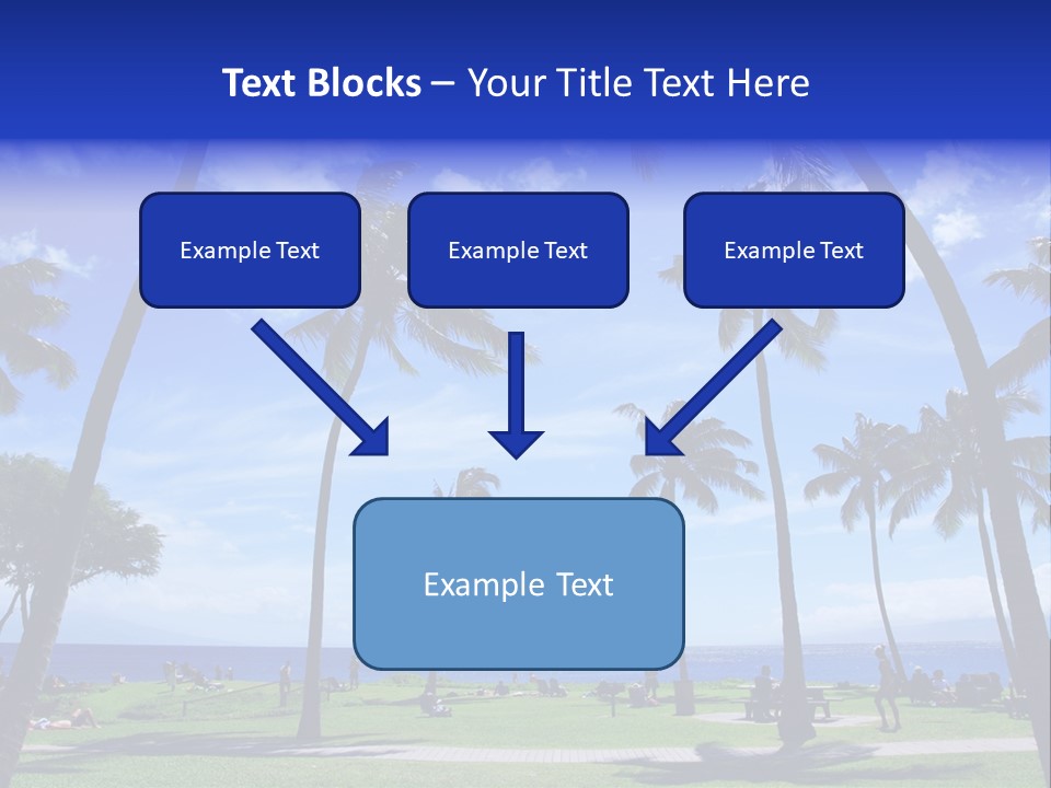 Sunny Sea Hot PowerPoint Template