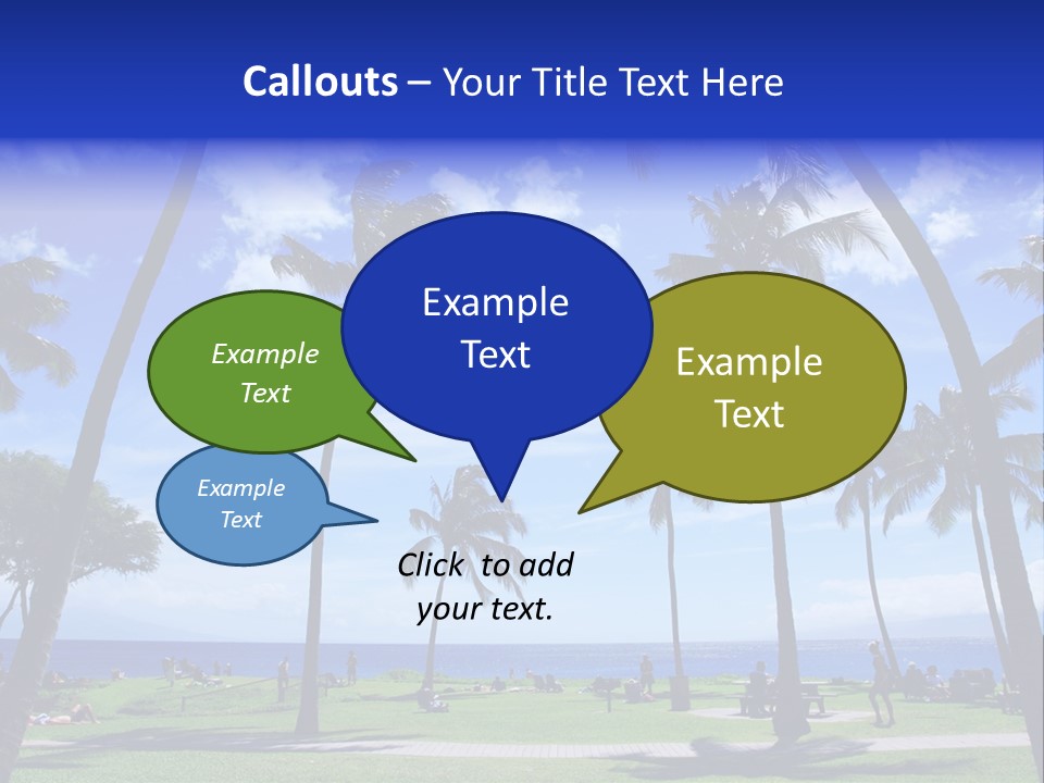 Sunny Sea Hot PowerPoint Template