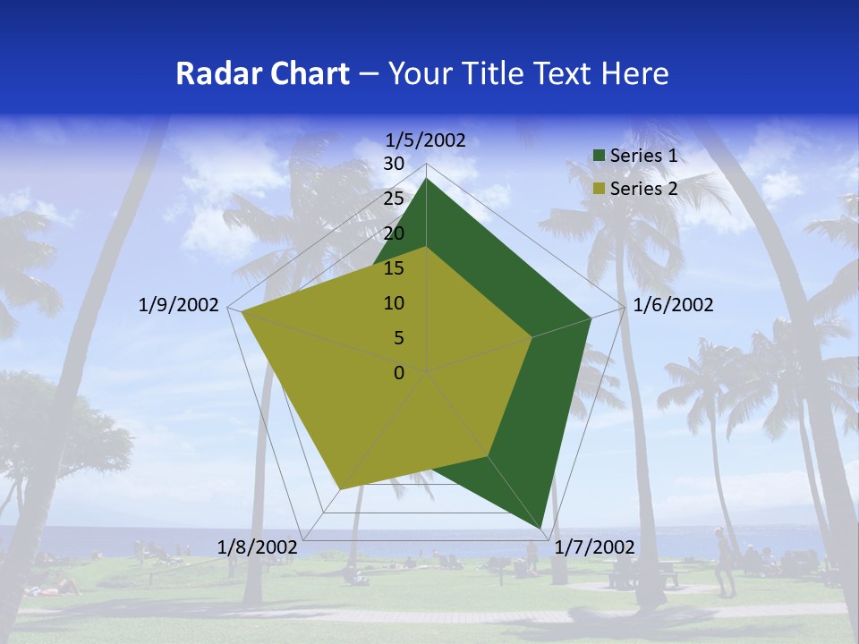 Sunny Sea Hot PowerPoint Template
