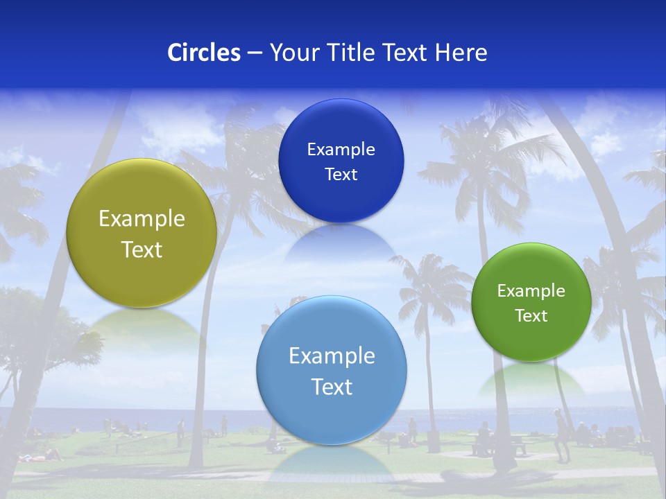 Sunny Sea Hot PowerPoint Template