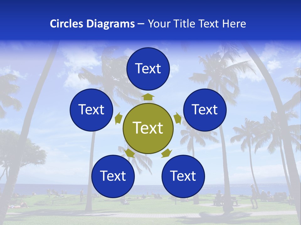 Sunny Sea Hot PowerPoint Template