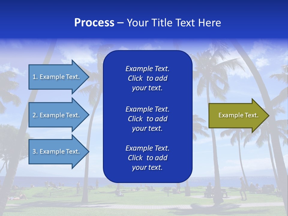 Sunny Sea Hot PowerPoint Template