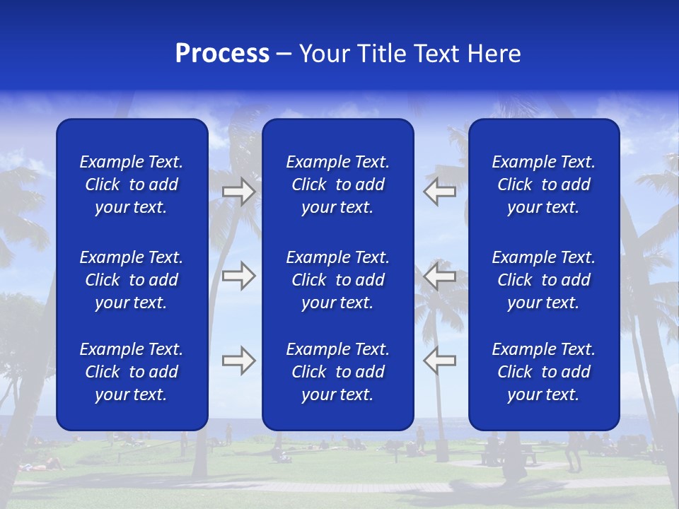 Sunny Sea Hot PowerPoint Template