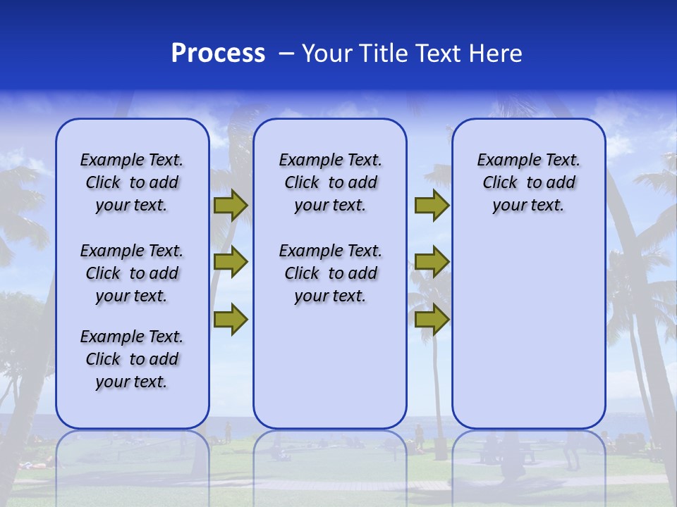 Sunny Sea Hot PowerPoint Template