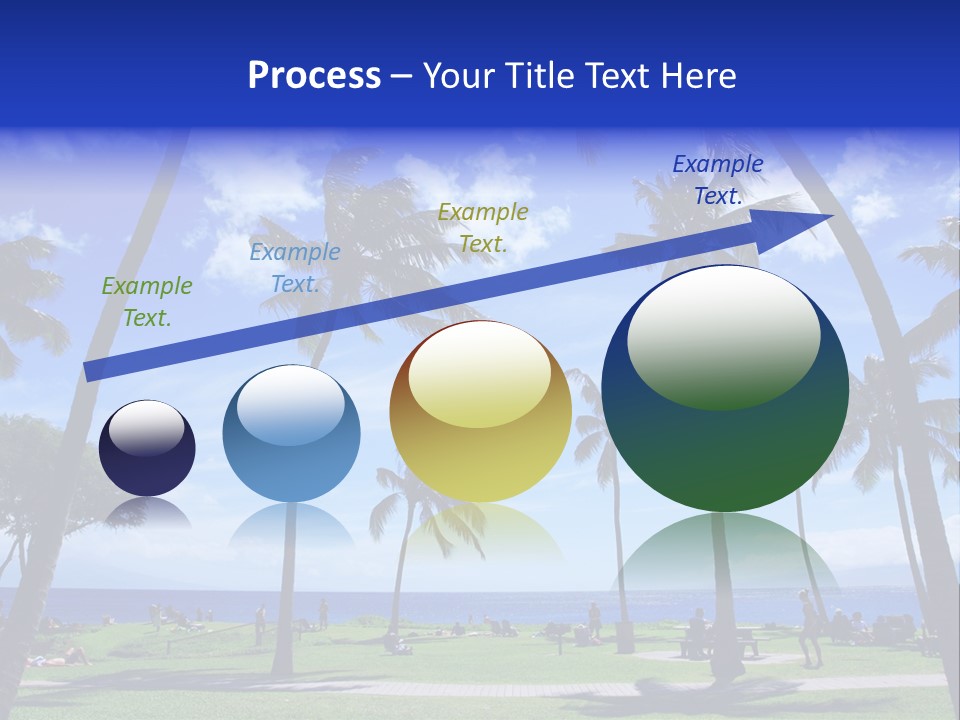 Sunny Sea Hot PowerPoint Template