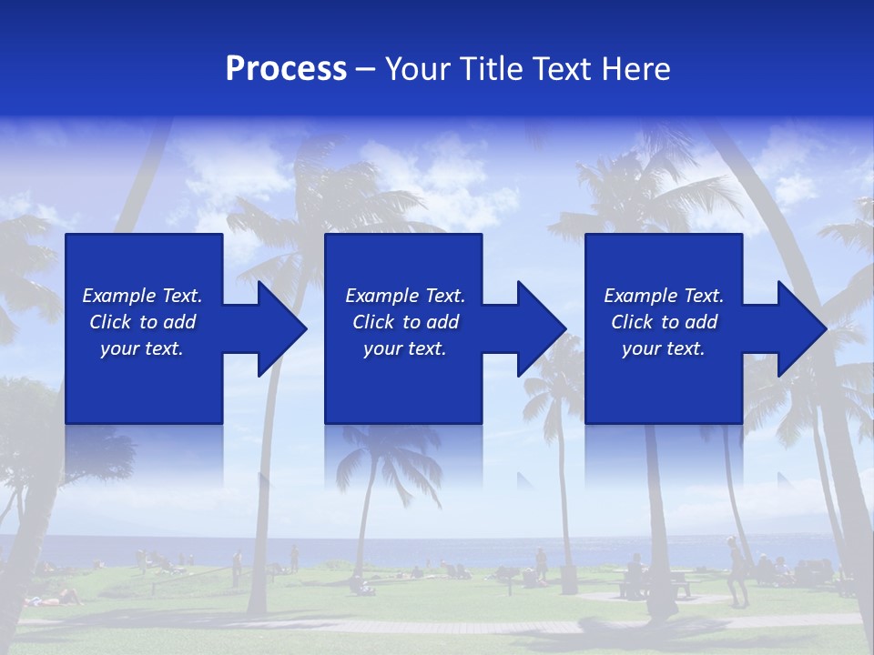 Sunny Sea Hot PowerPoint Template