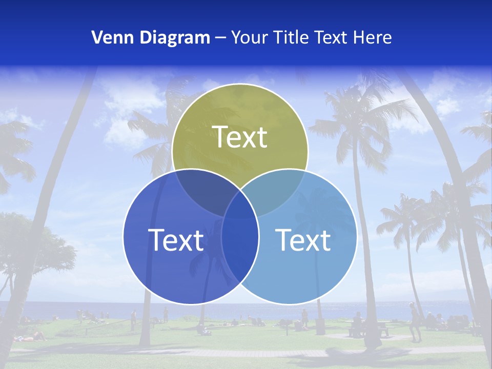 Sunny Sea Hot PowerPoint Template