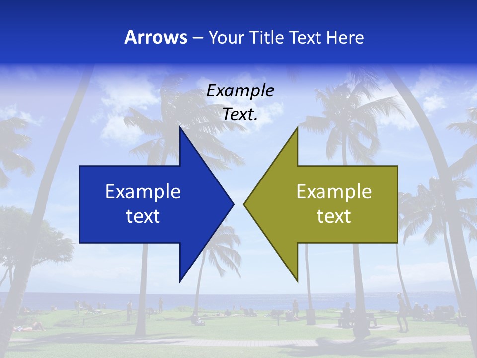 Sunny Sea Hot PowerPoint Template