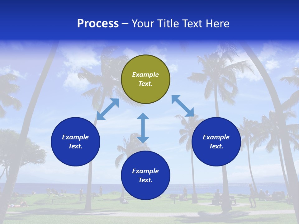 Sunny Sea Hot PowerPoint Template