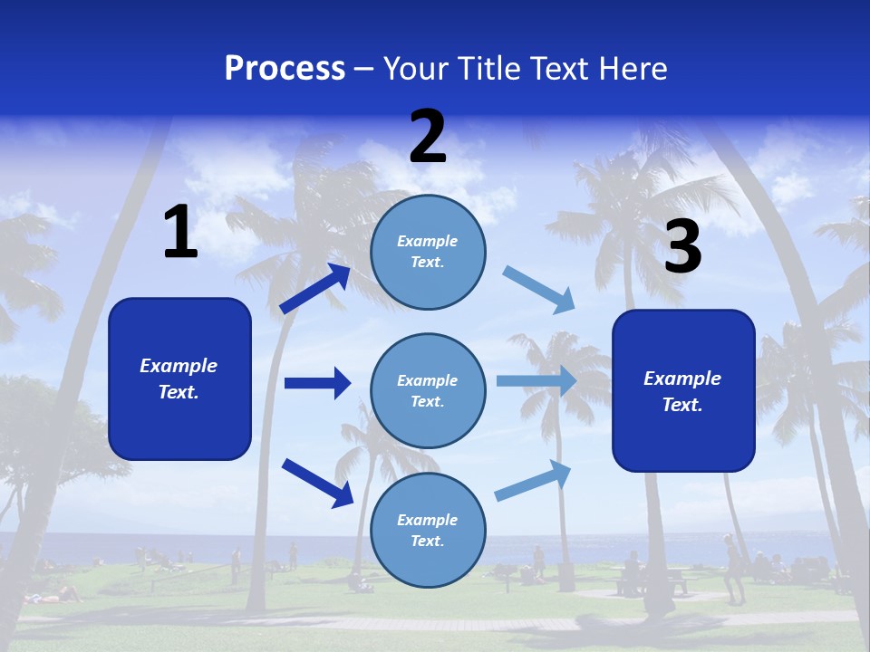 Sunny Sea Hot PowerPoint Template