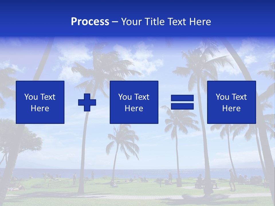 Sunny Sea Hot PowerPoint Template