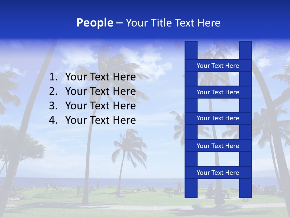 Sunny Sea Hot PowerPoint Template