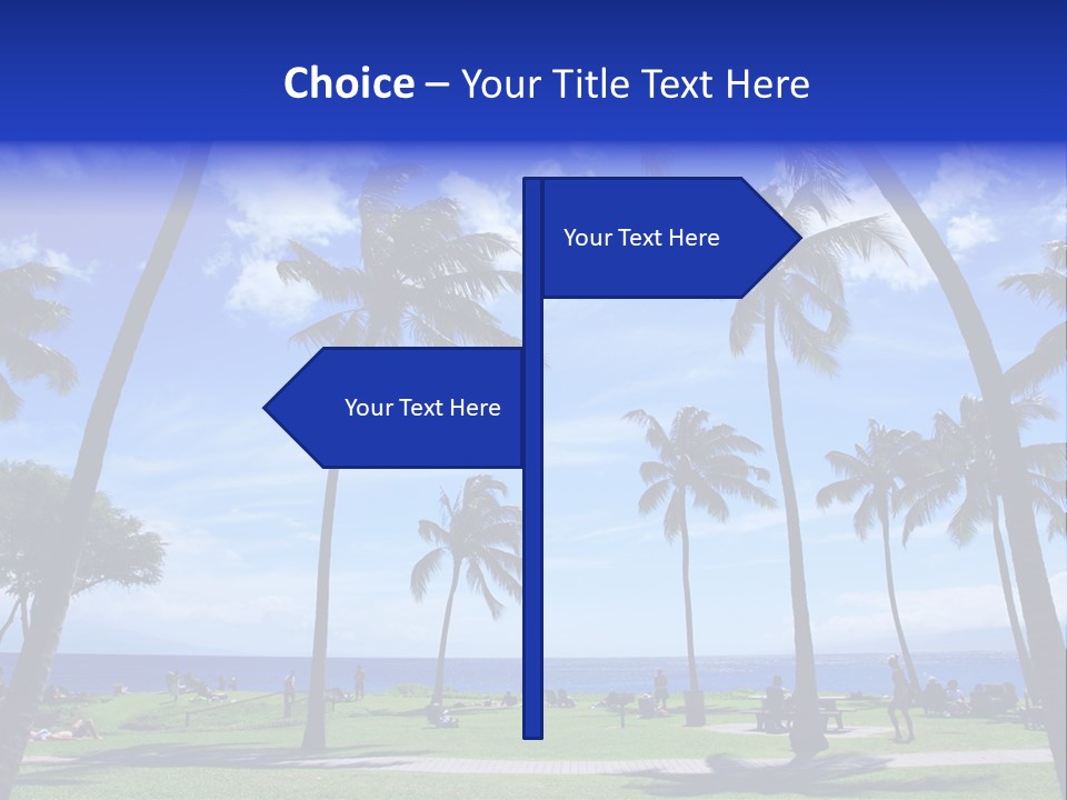 Sunny Sea Hot PowerPoint Template