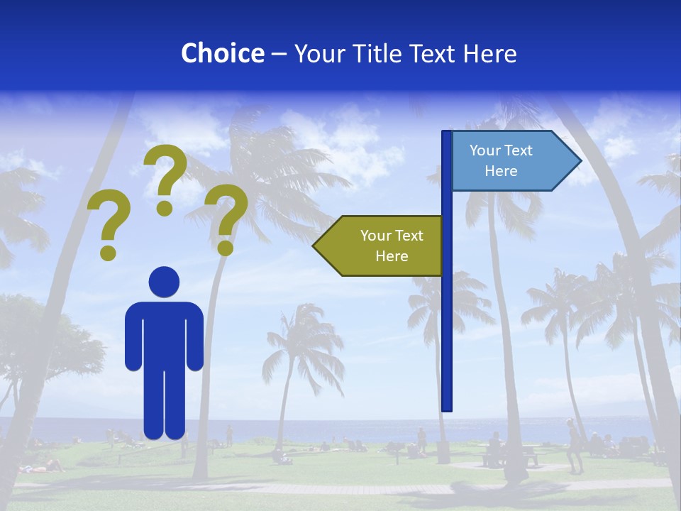 Sunny Sea Hot PowerPoint Template