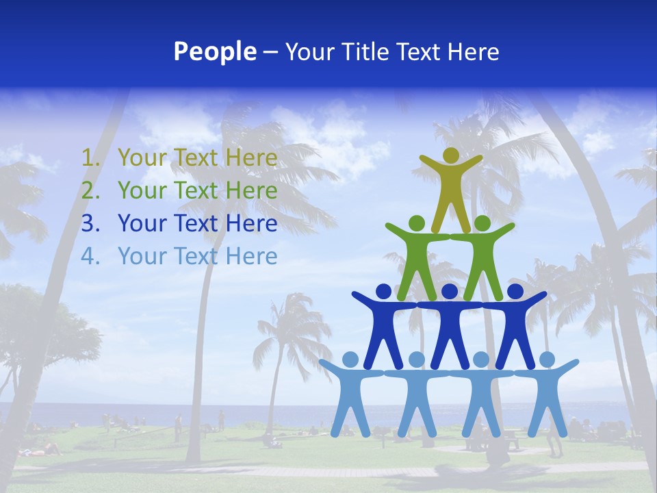 Sunny Sea Hot PowerPoint Template