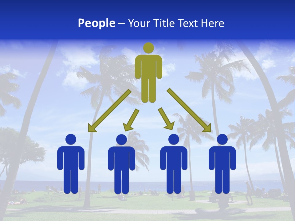 Sunny Sea Hot PowerPoint Template