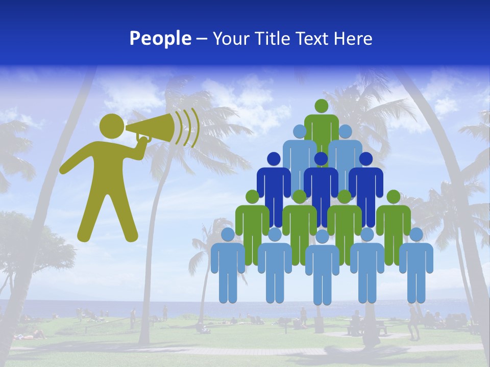 Sunny Sea Hot PowerPoint Template