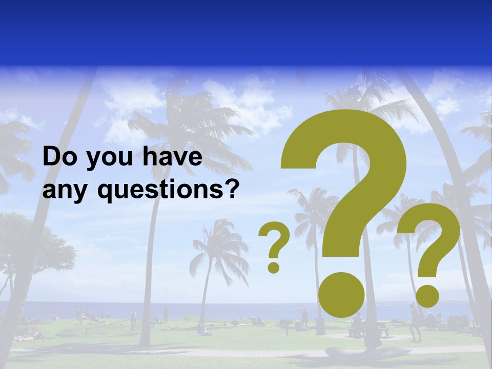 Sunny Sea Hot PowerPoint Template