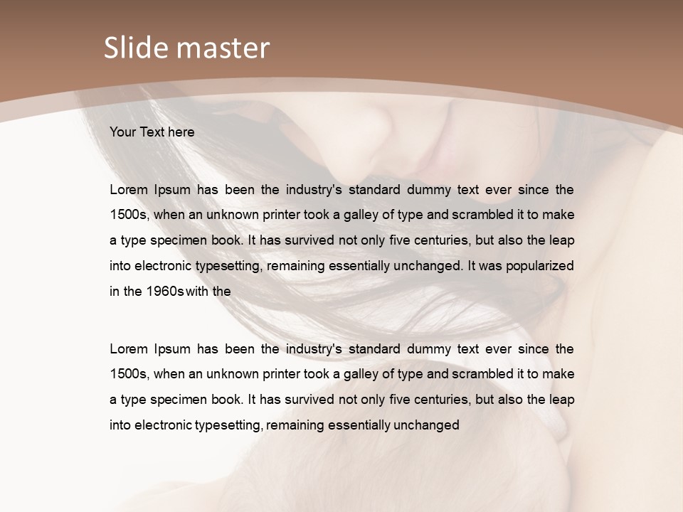 Newborn Fun Happiness PowerPoint Template