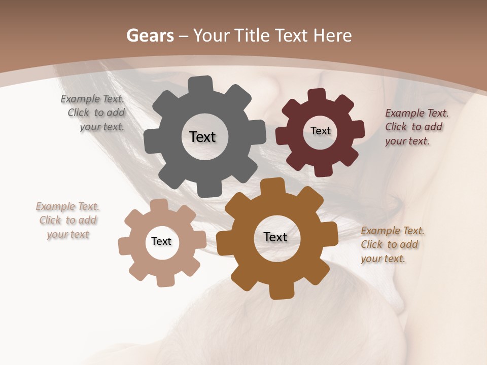 Newborn Fun Happiness PowerPoint Template