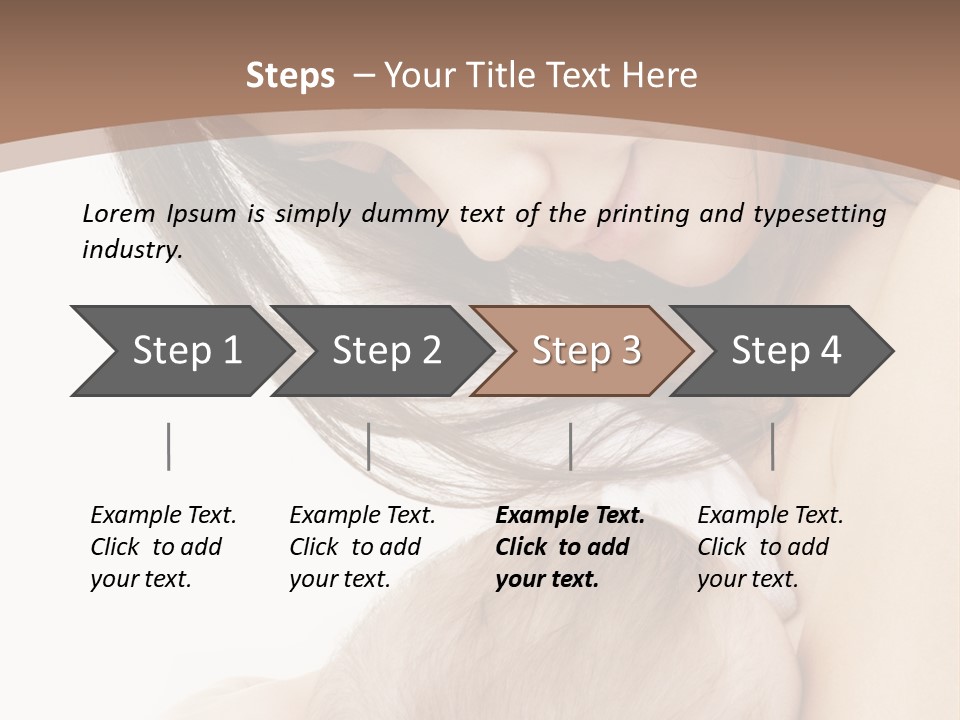 Newborn Fun Happiness PowerPoint Template