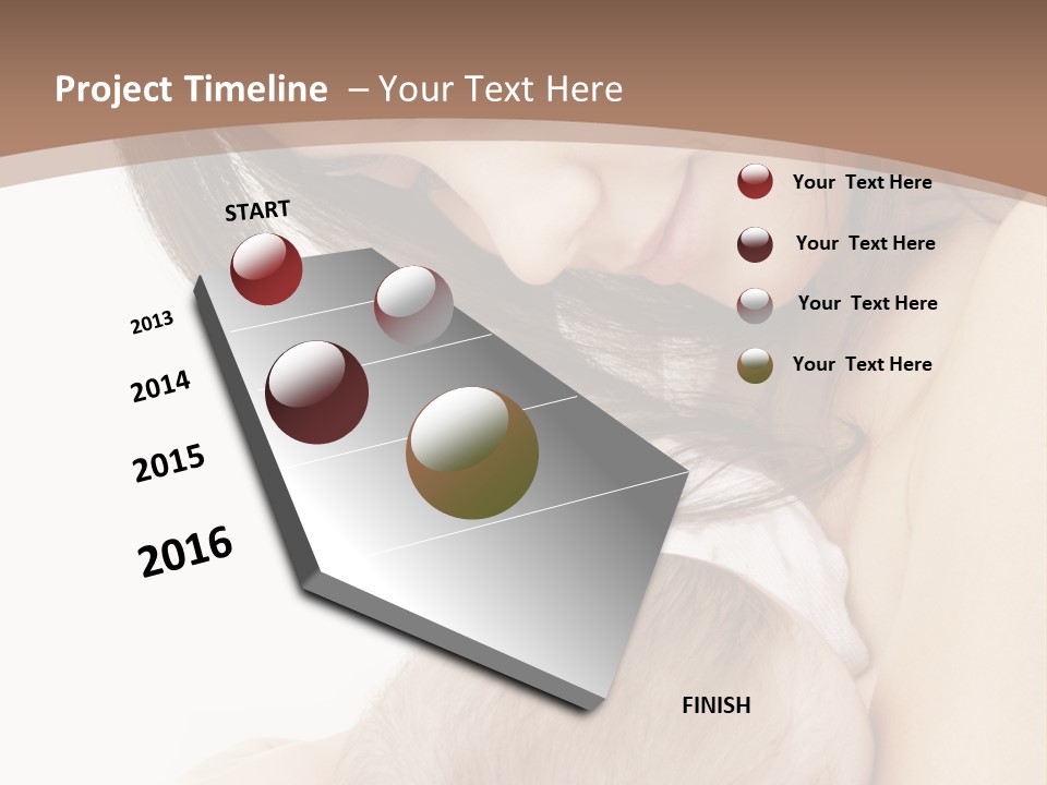 Newborn Fun Happiness PowerPoint Template