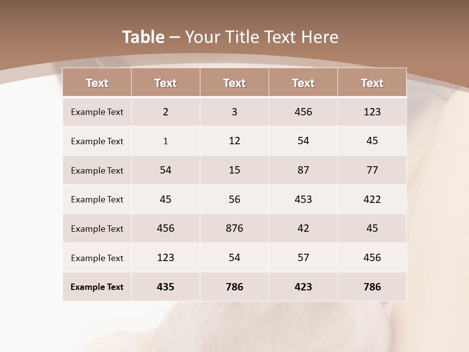 Newborn Fun Happiness PowerPoint Template