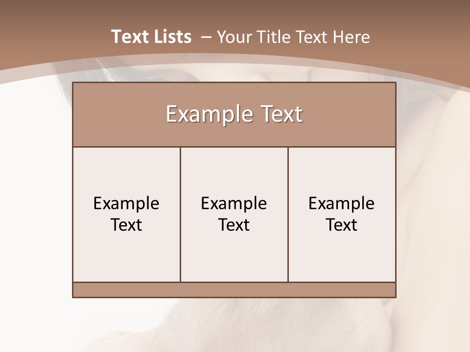 Newborn Fun Happiness PowerPoint Template