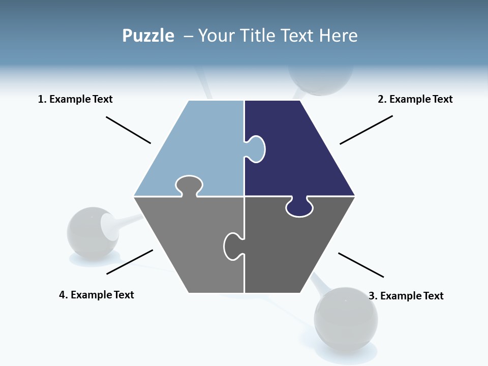 A Group Of Black Balls On A White Surface PowerPoint Template