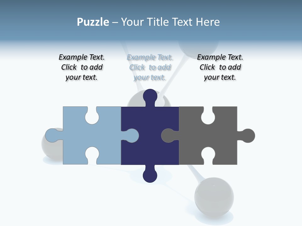 A Group Of Black Balls On A White Surface PowerPoint Template