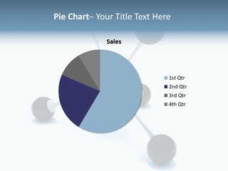 A Group Of Black Balls On A White Surface PowerPoint Template