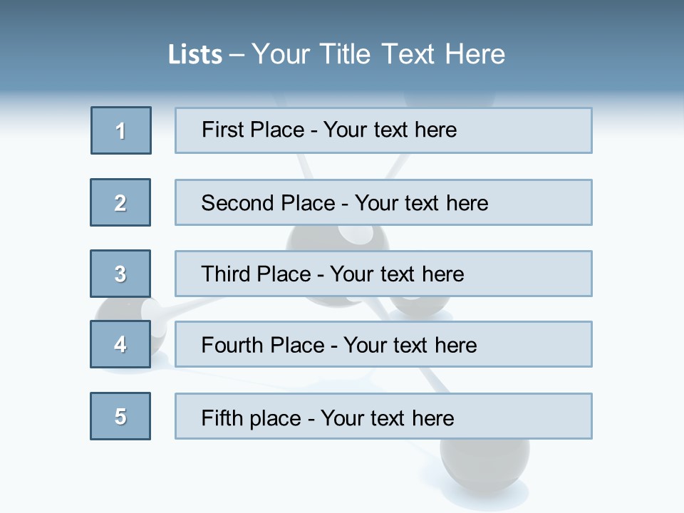A Group Of Black Balls On A White Surface PowerPoint Template