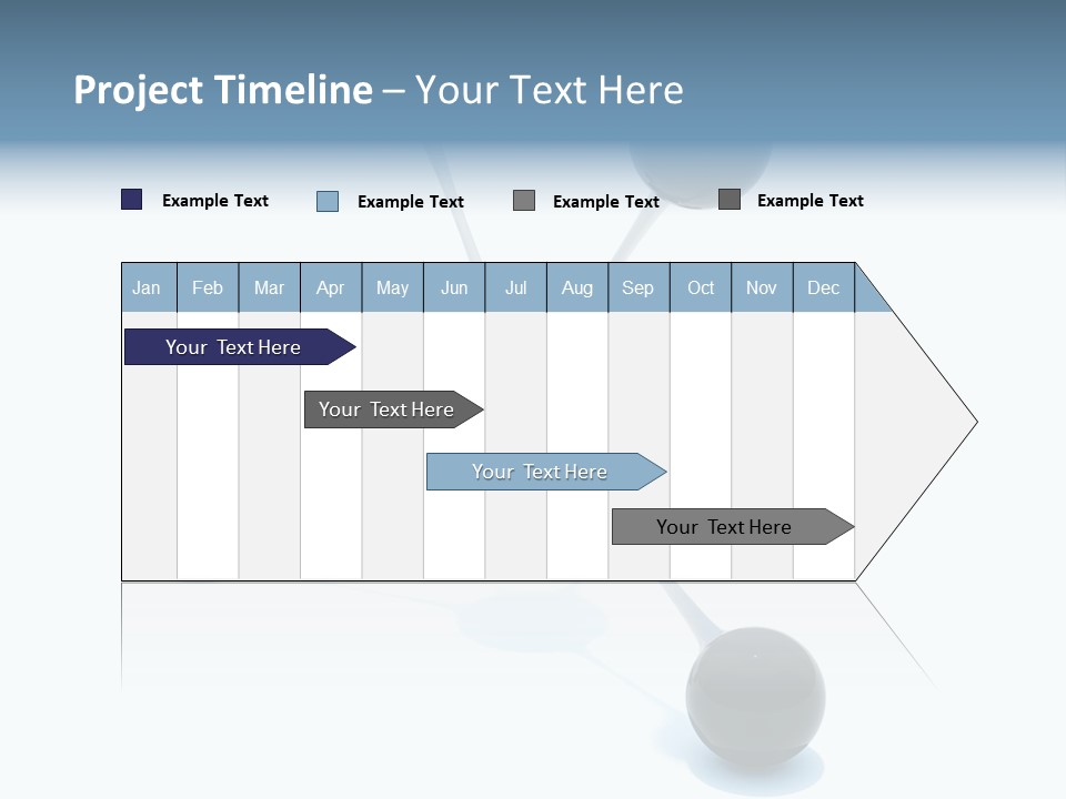 A Group Of Black Balls On A White Surface PowerPoint Template
