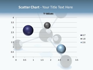 A Group Of Black Balls On A White Surface PowerPoint Template