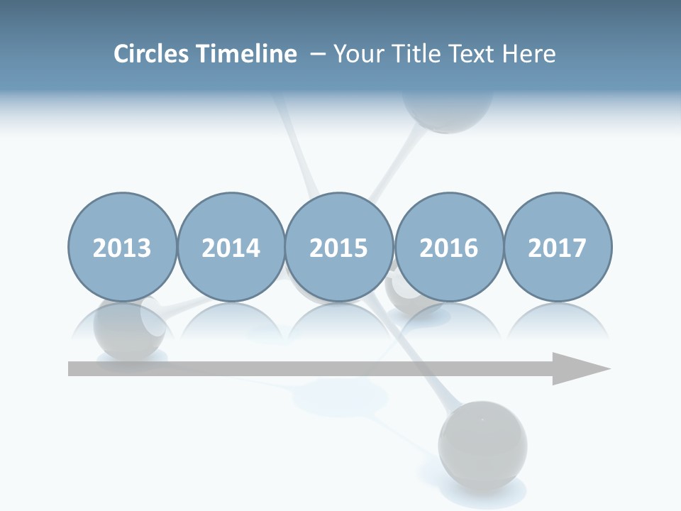 A Group Of Black Balls On A White Surface PowerPoint Template