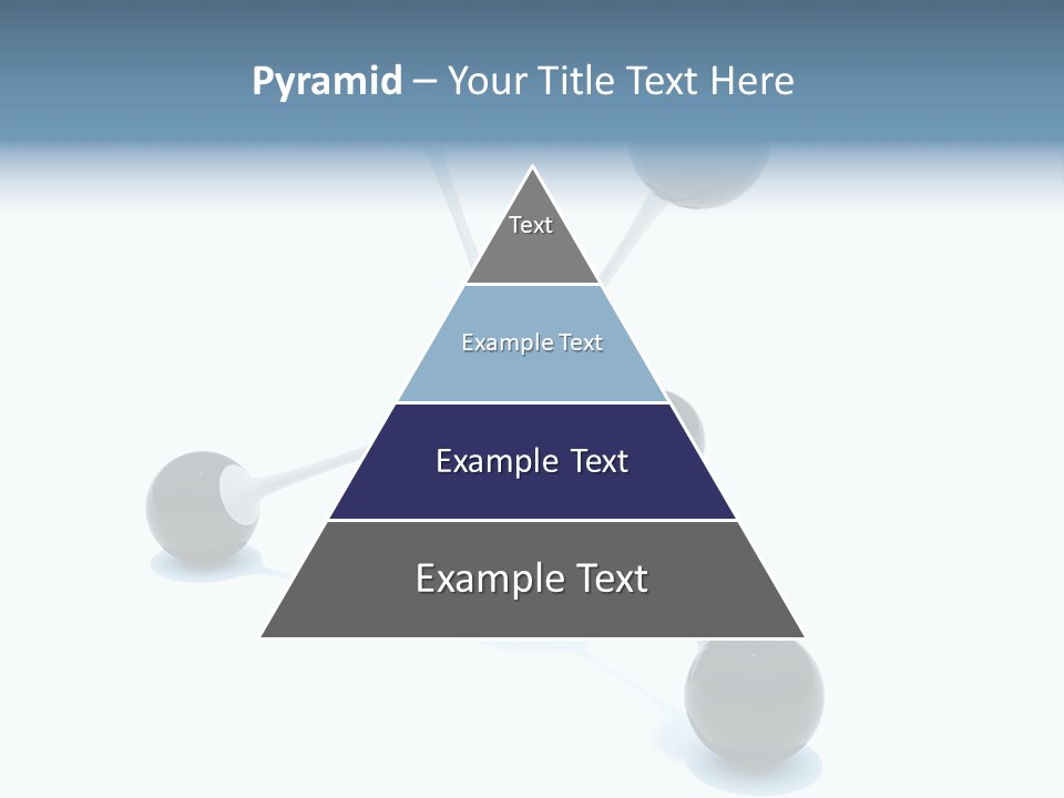 A Group Of Black Balls On A White Surface PowerPoint Template