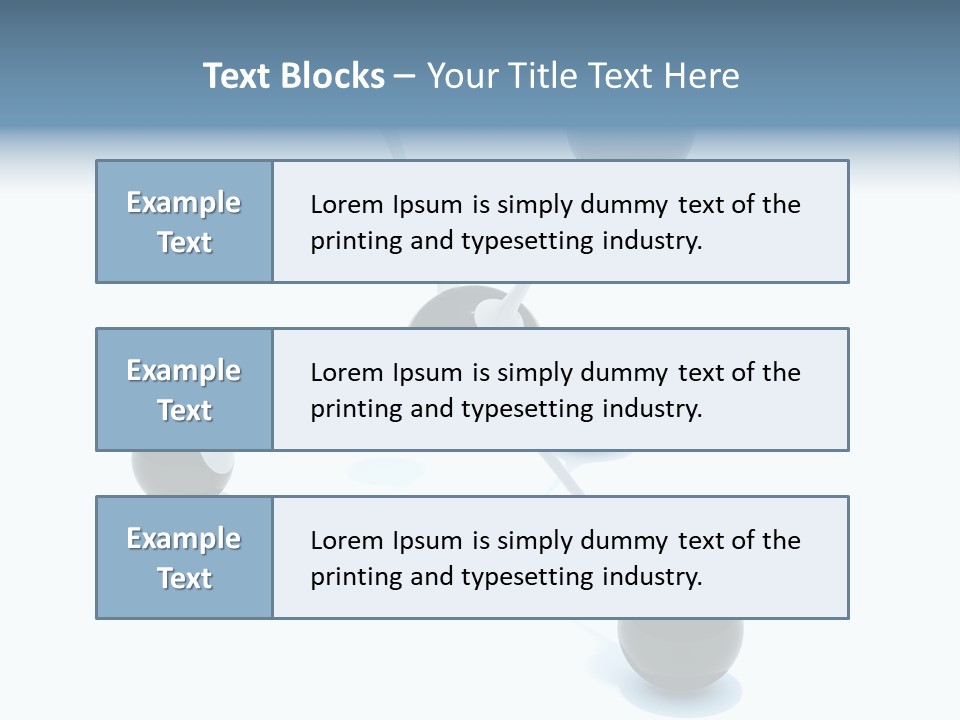 A Group Of Black Balls On A White Surface PowerPoint Template
